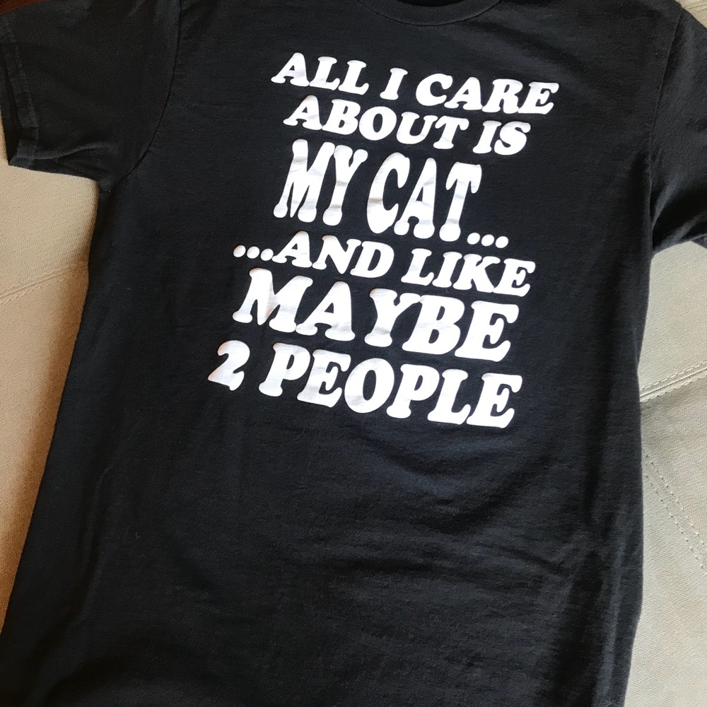 Best cat shirt ever? Best cat shirt ever.